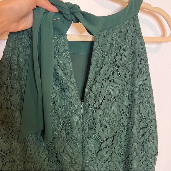 GAL MEETS GLAM Alina Lace Back Jumpsuit. Size 12 - Picture 6 of 9